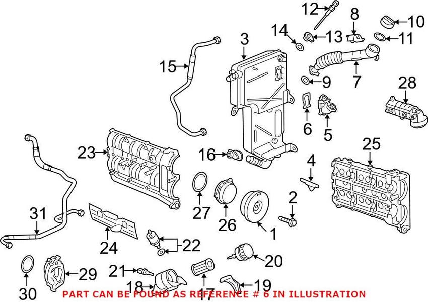 Oil Tank Level Sensor Gasket Genuine Porsche 99320722600